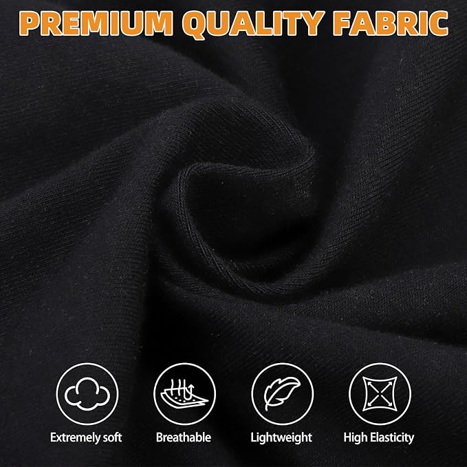 Boy Dog Clothes for Large Dogs, 2 Pack Cotton Summer Dog T Shirts UV & Insect Protection for Outdoor Camping, Anti-Hair Loss & Breathable Sleeveless Pet Vest Tank Tops Apparel, Black & Grey,L