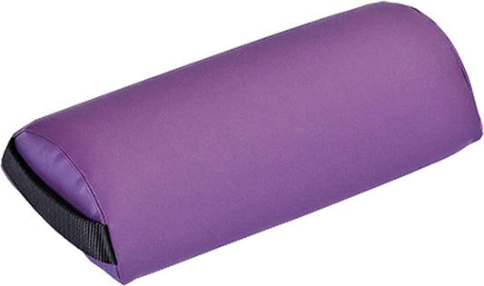 EarthLite Bolster Pillow Neck – Durable Massage Bolster, 100% PU Upholstery incl. Strap Handle/Professional Quality for Massage Tables/Back Pain Relief, Amethyst