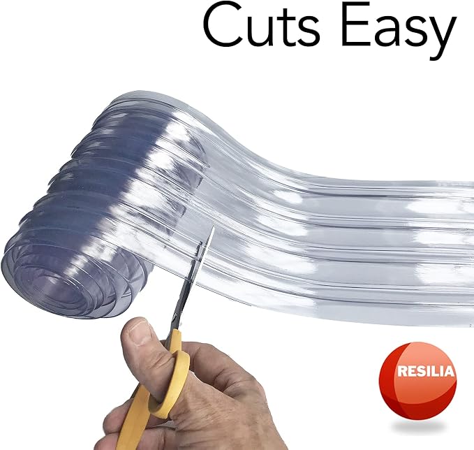 Plastic Vinyl Strip for DIY Dog or Cat Door - Doggie Door Replacement Strips, Doghouse or Kennel Door Flap, Pet Products and Supplies