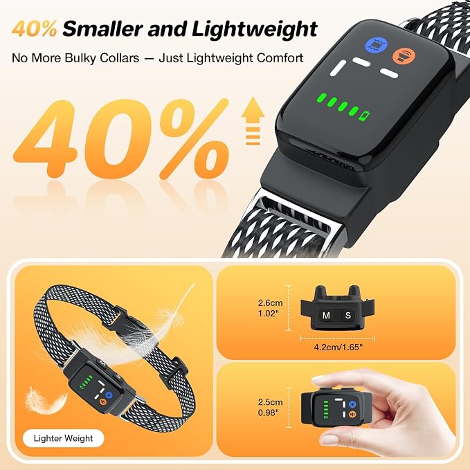 Bark Collar for Small Dogs, Anti Barking Device Collar