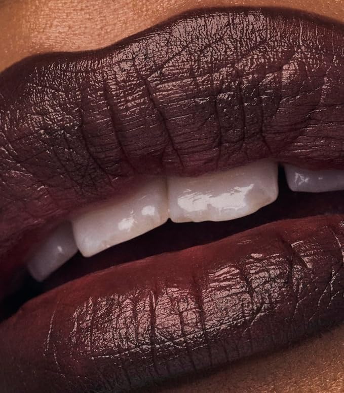 MAKE Beauty Continuum Lip Liner – Long Lasting Creamy Liner with Velvet Matte Finish – Includes Built-In Sharpener and Blending Brush – Highly Pigmented Dark Brown Lip Color – Shade, Quantum