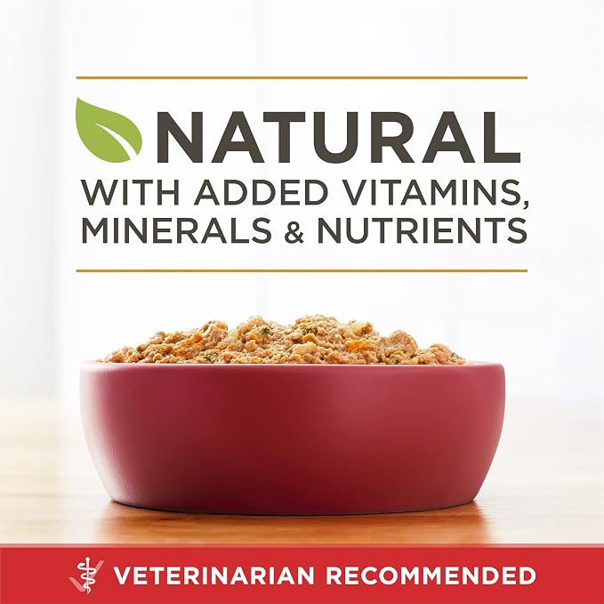 Purina ONE Chicken & Brown Rice Wet Dog Food Classic Ground (12) 13 oz Cans | Ground entree delivers complete and balanced adult nutrition with no fillers and real chicken as the number one ingredient