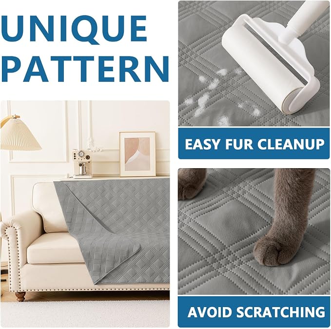 Waterproof Reversible Dog Blanket, Soft Couch Cover for Dogs Washable | Dual-Sided Waterproof Pet Bed Blanket, Resist Stains Spills & Pet Hair, Practical Furniture Protector For Pets, Size 40"x70"