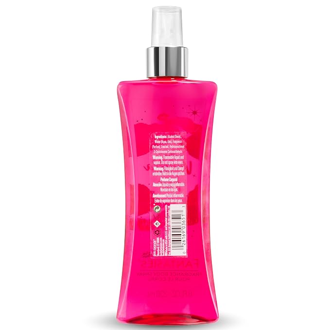 BODY FANTASIES SIGNATURE Fragrance Body Spray, Pink Vanilla Kiss Fantasy, 8 Fluid Ounce (BF44) (Pack of 2)