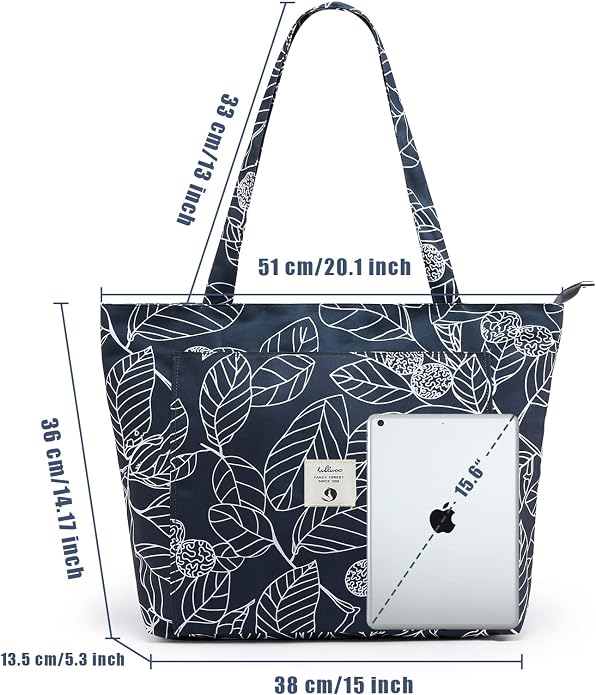 WLLWOO WLLWOO Yoga Bags for Women with Yoga Mats Bags Carrier Carryall Canvas Tote for Pilates Shoulder for Travel Office Beach Workout