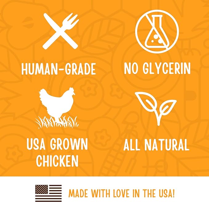 Full Moon® Essential Chicken Savory Bites Dog Treats 16 oz | Human Grade, No corn, No wheat, No soy, Glycerin Free, Made in the USA