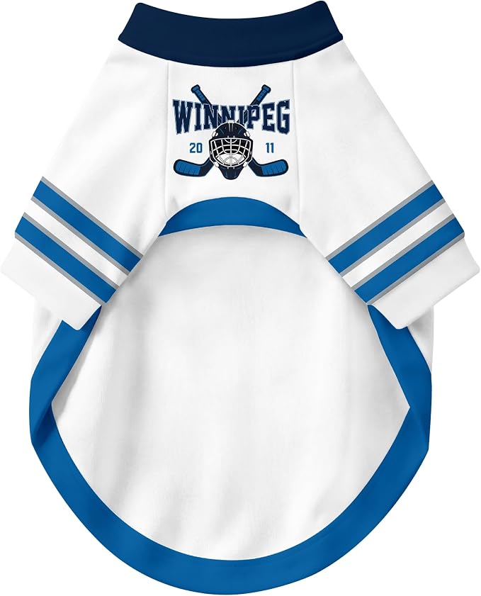 Winnipeg Dog Clothes Personalized Pet T Shirt for Dogs Gift | Custom Name Number Jersey Style Pet Shirt for Dog