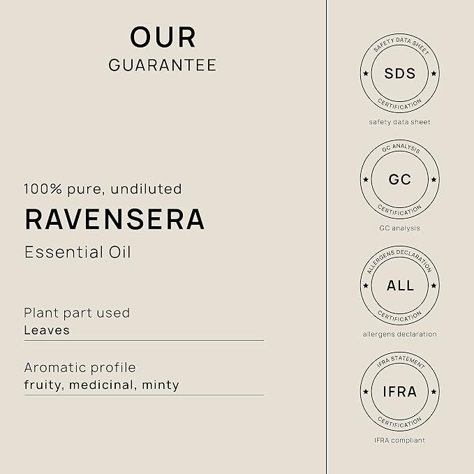 VINEVIDA Ravensara Essential Oil-Gallon Oil Undiluted-Bulk Gallon for Soap Making