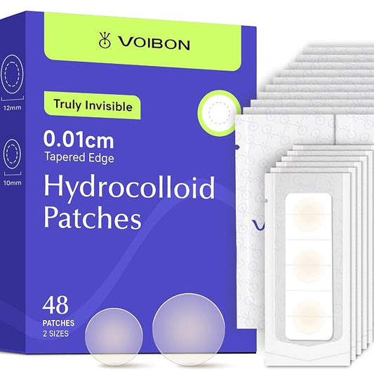Pimple Patches For Face, Invisible Hydrocolloid Acne Patches Acne Treatment,Covering Zits & Blemishes in Skin and Face, Zit Patches with Salicylic Acid, FSA Eligible Items 48 Count