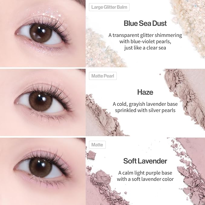 UNLEASHIA Glitterpedia Eye Palette NO.4 All of Lavender Fog