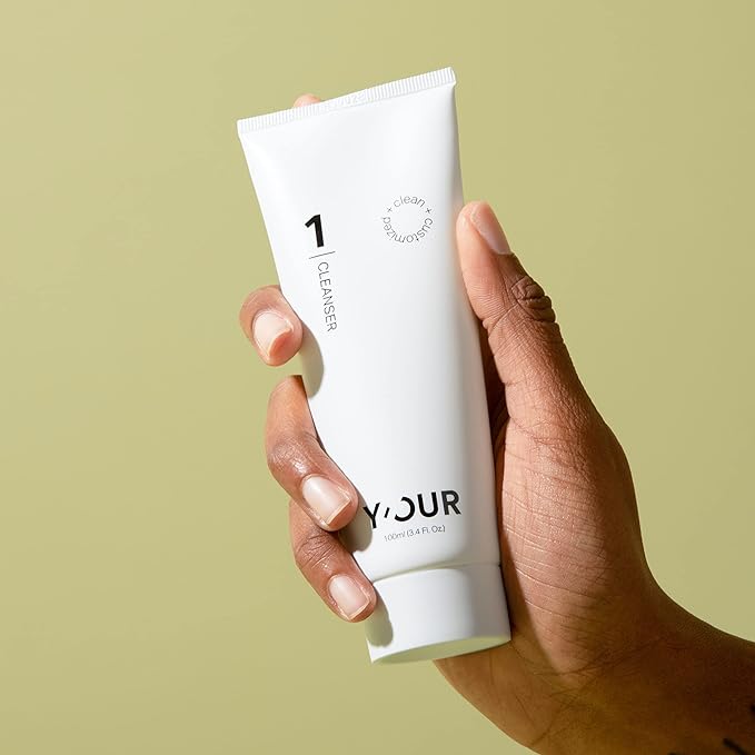 Y'OUR Acne Skincare Kit for Adults – 5-Step System with Cleanser, Day Cream, Serum, Night Cream & Mask – Fights Breakouts & Blemishes – Hydrating & Non-Comedogenic Formula