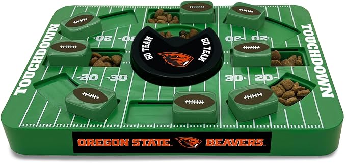 Pets First NCAA Oregon State Large Puzzle Toy, Dog Puzzle Treat Toy, New Large Size, Interactive Dog Treat Toy, Dog Slow Feeding Toy