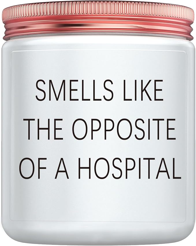 Funny Nurse Gifts for Women Men - Doctor Gift, Nursing Student Graduation Gifts, Future RN, Birthday & Mother’s Day Present, Smell Lavender Scented