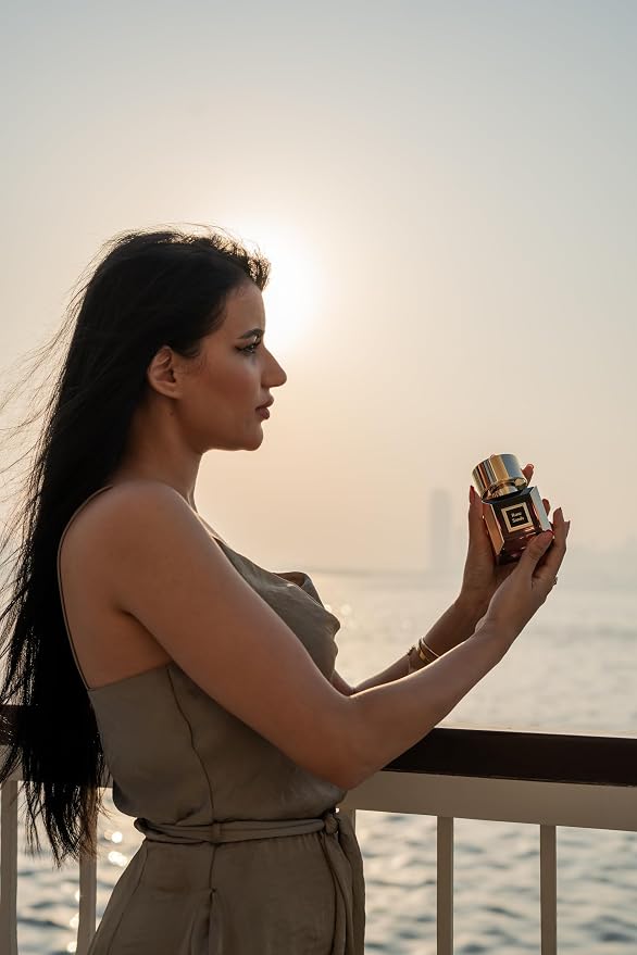 KORBAJ PARFUMS Rose Sands - Arabian Perfume for Women, Luxurious Extrait de Parfums Gourmand Scent with Caramel, Milk - Honey, Tonka Bean - White Musk, Vanilla Perfume 100ml