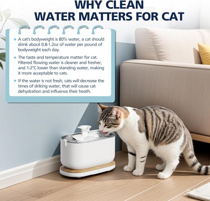 Replacement Filters for PETLIBRO Dockstream Cat Water Fountain PLWF106 | Fits PLWF116/PLWF115/PLWF105/PLWF005, 12 Months Set of Replacement Filters for Pet Water Fountain, 25 Filters + 25 Sponges
