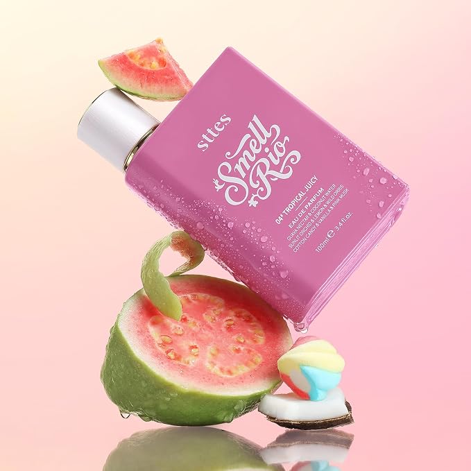 Sttes Smell Rio Perfume 04# (Tropical Juicy) – Perfume for Women – Long-Lasting Hair Guava, Orchid, Vanilla & Cotton Candy Notes – Fruity Scentual Fragrance Eau de Parfum 100ml (3.4 fl oz)