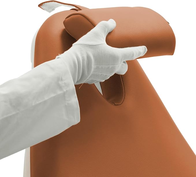 SKINACT Bents Electric Medical Spa Treatment Table Facial Massage Bed Camel Orange