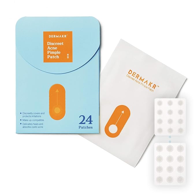 Discreet Acne Pimple Patch | Spot Cover Solution | Hydrocolloid Facial Stickers | Waterproof Patches Invisibly Cover Pimples