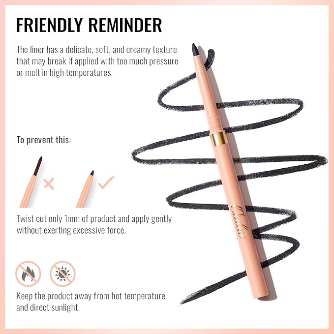 Oulac Light Purple Lipliner Pencil, 2in1 Retractable Makup Crayon for Lip Liner and Eye Liner, Highly Pigmented, Smooth, Long Lasting and Waterproof Formula, Vegan Beauty, 09 Sweet Taro