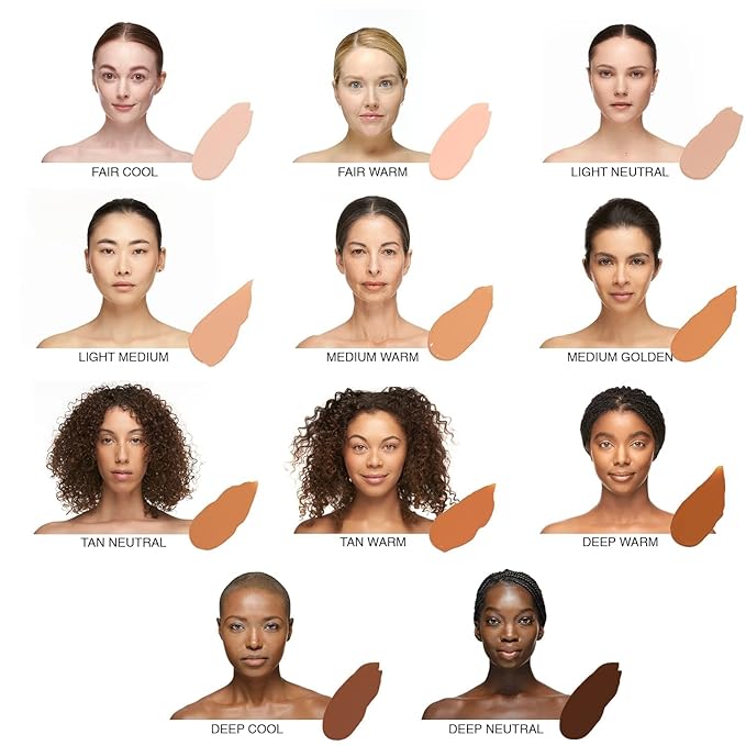YENSA Skin On Skin BB + CC Full Coverage Concealer - Color Correcting Serum Concealer - Creaseless & Brightening Formula with Hyaluronic Acid & Superfood Complex - Fair Warm (0.34 Fl oz)