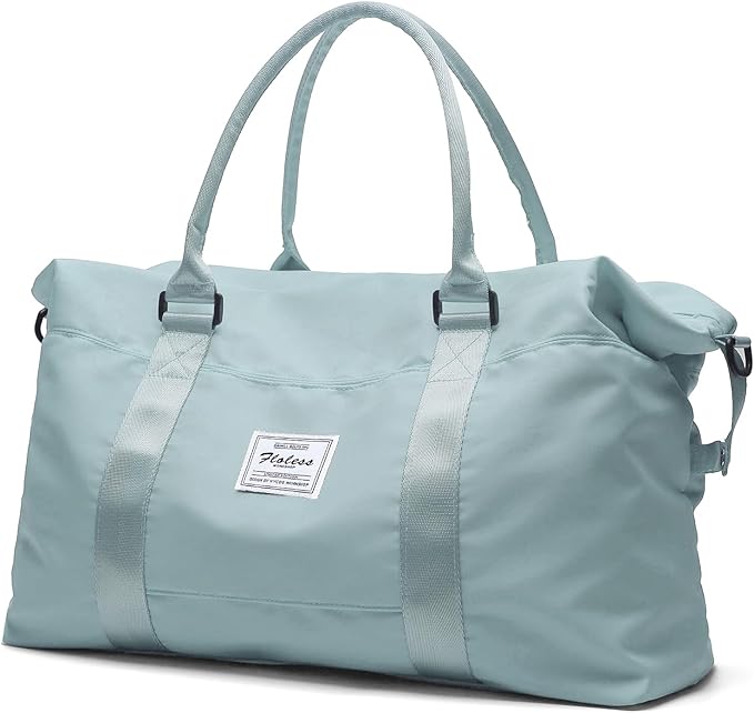 Travel Duffel Bag, Carry On Overnight Weekender Bags for Women | Travel Bag with Wet Pocket & Trolley Sleeve, For Spirit Airlines 18x14x8 Personal Item Bag