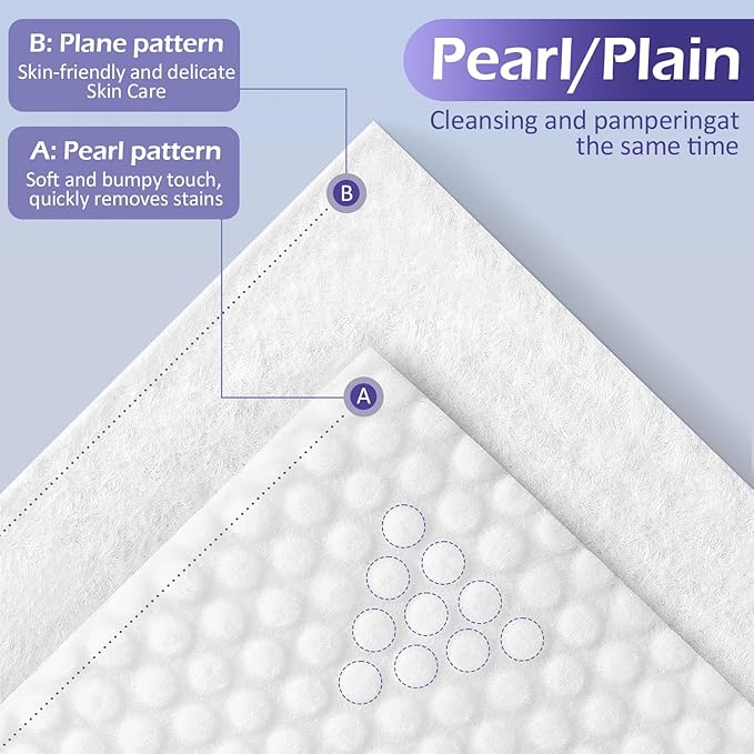 Disposable Face Towel 100 Count, Face Towels, Soft Cotton Dry Wipes Facial Cloths Towelettes for Washing and Drying, Facial Tissue for Cleansing, Skincare and Makeup Remover