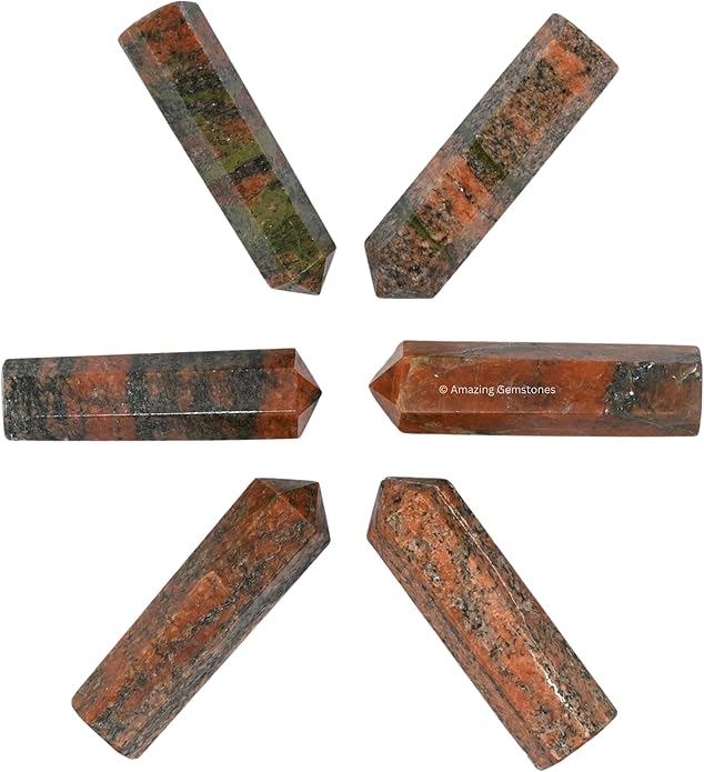 Amazing Gemstone Crystal Points Bulk Healing Crystals & Stones - Premium Single Terminated Healing Wand Point Bulk Crystals for Crafts, Crystal Grid, DIY Work