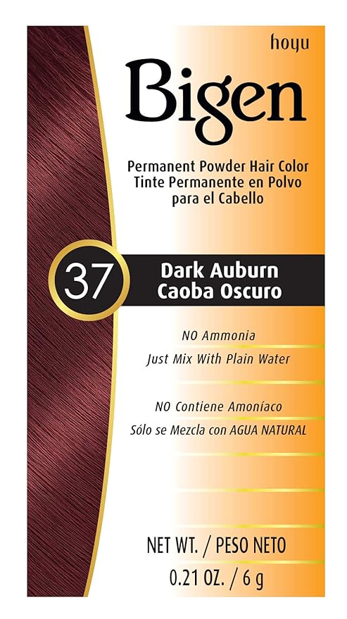#37 Dark Auburn Bigen Permanent Powder - 12 Pack
