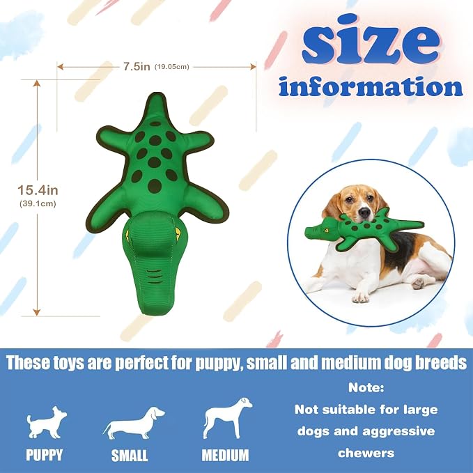 WOWBALA Dog Squeaky Toys,Puppy Teething Toys for Small Medium Dogs
