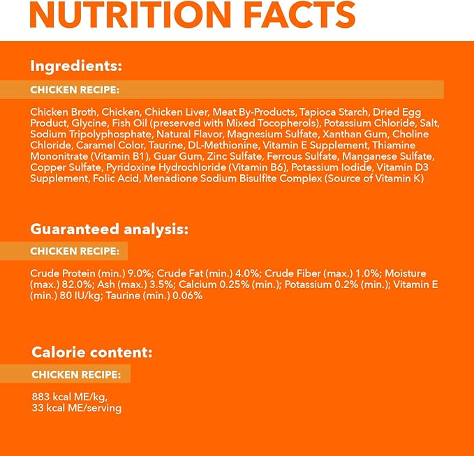 IAMS Perfect Portions Grain Free Wet Cat Food, Healthy Adult Cat Food Wet, Chicken Recipe Cuts in Gravy, (24) 2.6 oz. Twin-Pack Trays (Pack of 2)