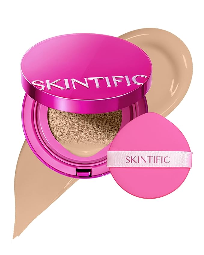 Pink Glow Cushion Foundation #2G Golden Ivory| Medium Coverage, Natural Glow Finish, Moisturizing for Dry Skin, Lightweight, Long-Lasting & Oxidation-Resistant