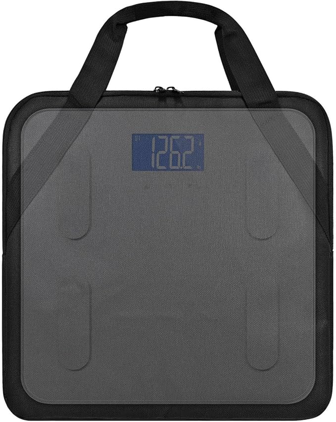 harayaa Body Weight Scale Carrying Bag Storage,Oxford Zip Organizer Portable Carrier Case Travel Bag for Digital Scale Bathroom Scale
