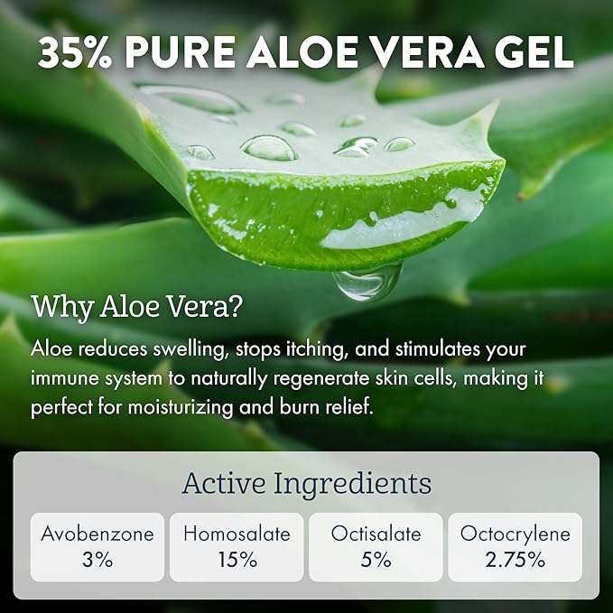 Aloe Up White Collection Continuous Sunscreen Spray SPF 50 Broad Spectrum UVA/UVB Sunscreen Protector for Face and Body with Moisturizing Aloe Vera Gel Reef Safe Coco Mango Fragrance 5.5 Fl. Oz