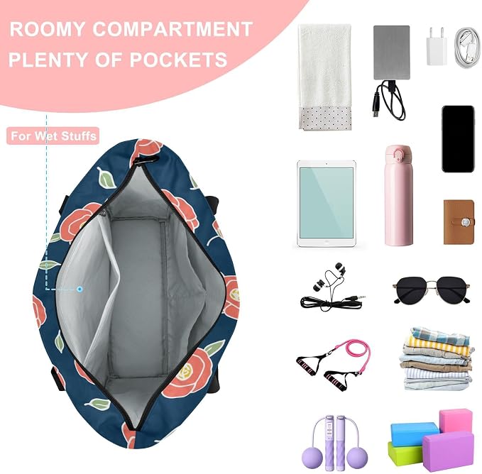 MCHIVER Yoga Bag for Women Men Large Yoga Mat Bag with Adjustable Strap Workout Bags Totes for Pilates Yoga Travel