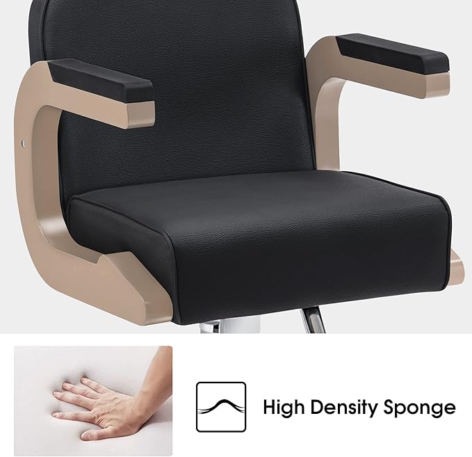 BarberPub Modern Salon Chair for Hair Stylist,Hydraulic Barber Styling Chair,Beauty Salon Spa Equipment 9210