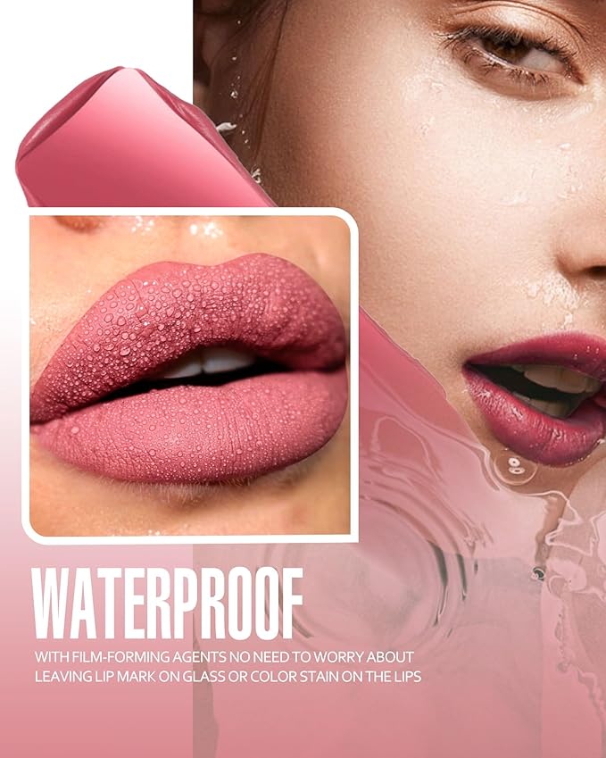Hot Pink Lipstick Long Lasting Lipsticks for Women Smudgeproof Transferproof Cruelty Free Lip Makeup, 908 Heart On