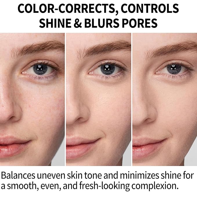 Baked Luminous Pressed Powder–Glow-Infused Foundation,Highlighter & Setting Powder in One–Color-Correcting,Oil-Control,Long-Lasting Coverage for All Skin Tones 01