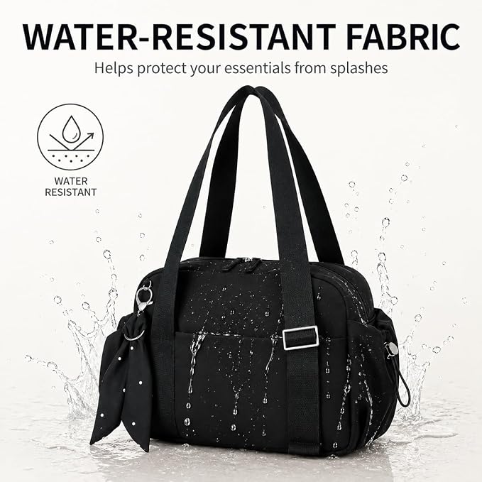 LOIDOU Aesthetic Mini Gym Bag for Women with Wet Dry Pocket, Lightweight Dance Ballet Gymnastic Small Tote Bag for Workout Yoga Clean Girl Lifestyle Overnight Weekend Trip