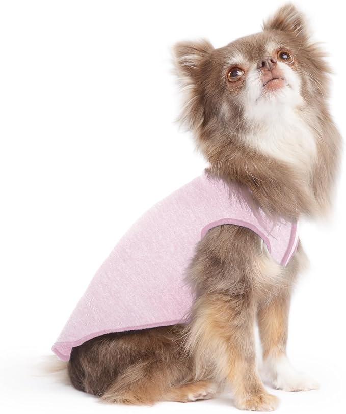 Goldpaw Dog Sun Shirt with UV Protection - Lightweight, Cooling Sun Protection Clothing for Dogs - Reduce Heat Absorption - Pet Clothes Made in the USA - Machine Washable - Size 6 - Pink Lemonade