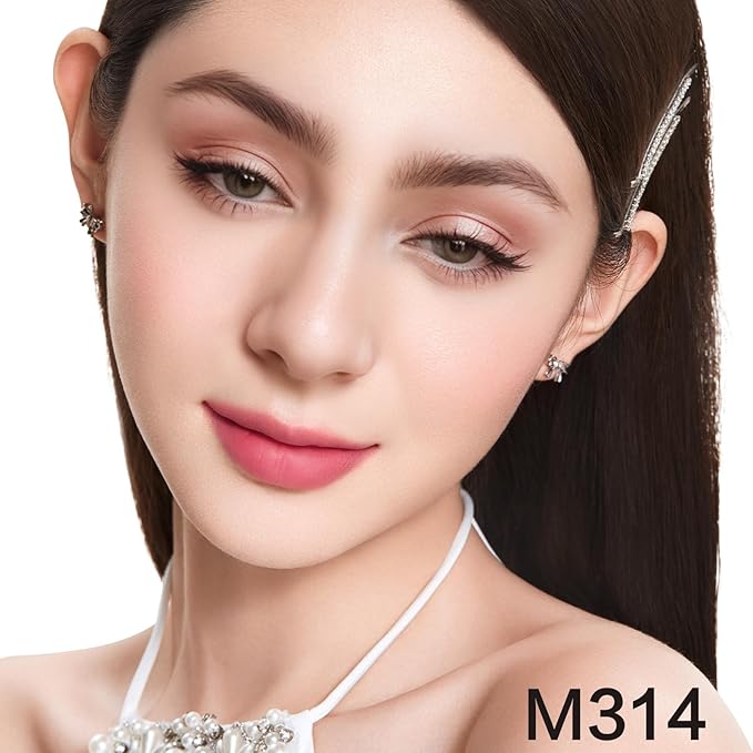 CARSLAN Valentine's Day Gift Matte Lipstick Set Hydrating Lip Color Makeup, Highly Pigmented Lipstick with Moisturizing Formula, Lightweight, Smooth (3count)