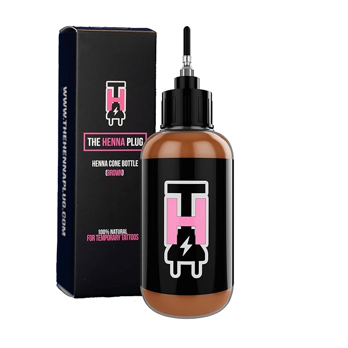 H Cone Paste Bottle - For Faux Freckles, Temporary Tattoos and body