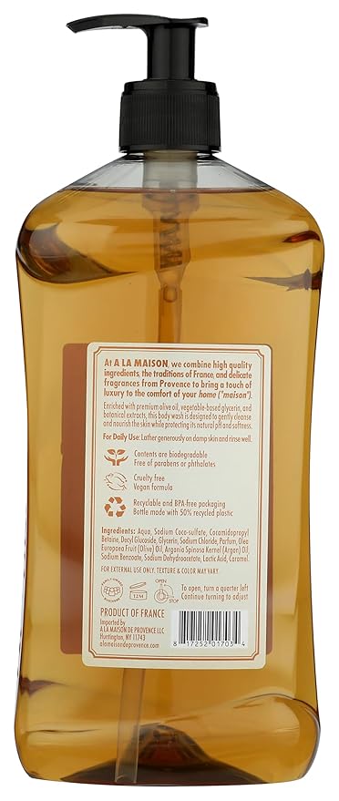 A LA MAISON Orange Bergamot Body Wash 25.36 Fl Oz, 1 Pack