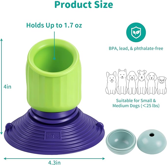 Freezable Dog Licking Toy Set with Suction Cup & Silicone Treat Mold