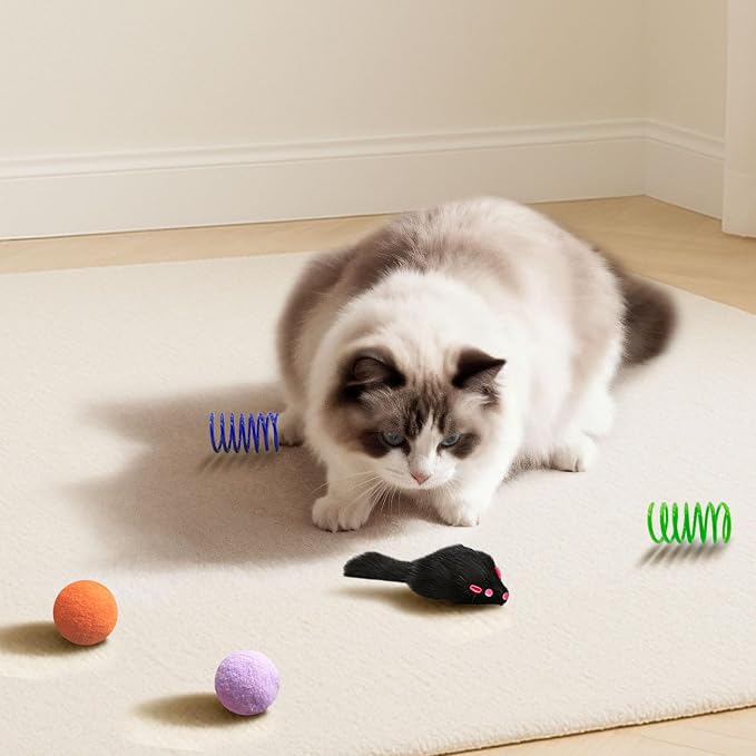 Cat Toys for Indoor Cats, 34 Pack Interactive Cat Toy Set for Kitten