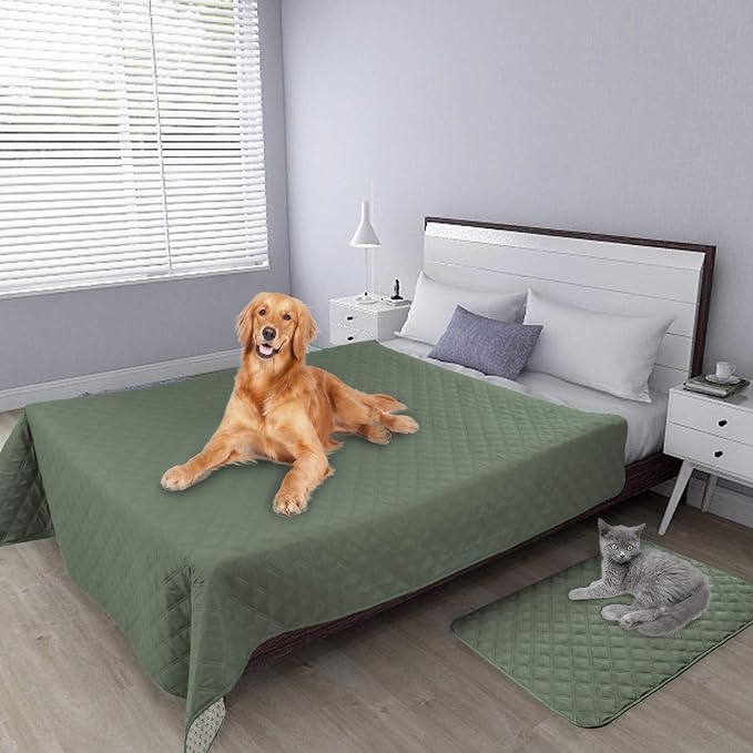 Easy-Going Waterproof Dog Bed Cover, Non-Slip Pet Blanket, 86x82in | Leakproof Couch Cover, Machine Washable Furniture Mattress Protector, Soft Sofa Mat For Dogs, Pet Friendly