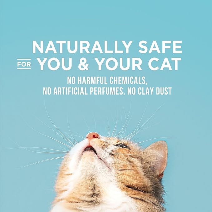 World's Best Cat Litter, Poop Fighter, Urine & Poop Odor Defense, 32 lb Bag | Neutralizes urine and poop odor with plant-based blockers; natural corn litter, quick clumping, flushable, 99% dust free