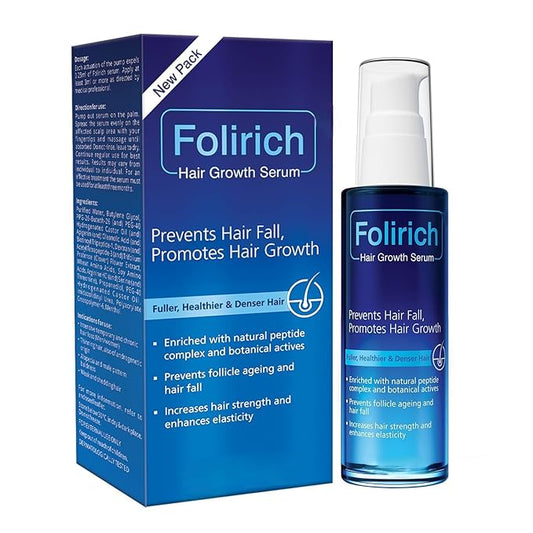 Clarity's (60 ml) folirich hair serum/for promotes hair growth/for fuller, healthier & denser hair/for men & women both (60 ml)