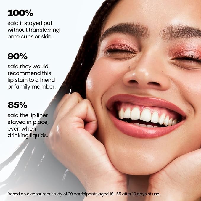 Sacheu Lip Liner STAY-N Peel Off Lip Stain — Long Lasting Waterproof Lip Tint with Hyaluronic Acid & Vitamin E — Transfer Proof Matte Finish, Vegan & Cruelty-Free (getREDy)