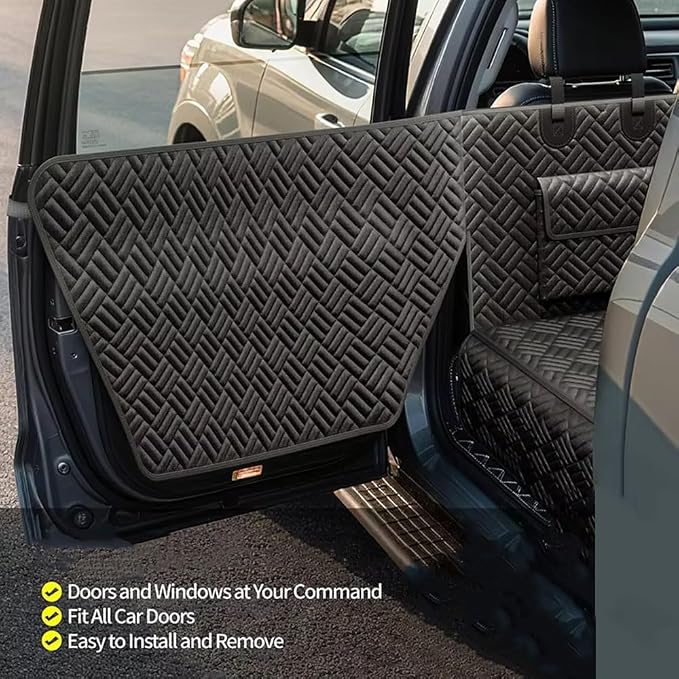Dog Car Seat Cover Rear Hammock for Smart Fortwo