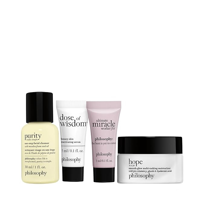 philosophy 4-pc. skincare icons minis to visibly transform your skin set